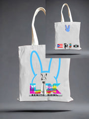 Bunny Football Music Lover Printed Bags