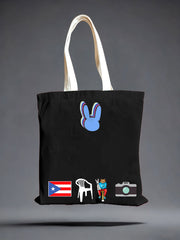 Bunny Football Music Lover Printed Bags