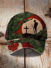Remembrance Day Printed Casual Unisex Cap