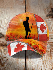 Remembrance Day Printed Casual Unisex Cap