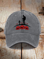 Remembrance Day Printed Casual Unisex Cap