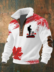 Men's Remembrance Day Printed Casual Top