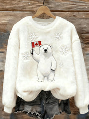 Women's CANADA Printed Casual Top