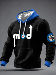 Men's The Mod The Jam Checkered Cotton Hoodie