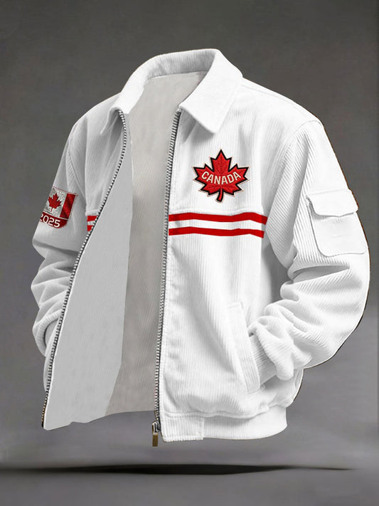 Men's CANADA Printed Casual Jacket