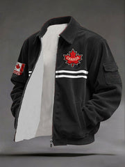 Men's CANADA Printed Casual Jacket