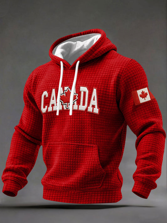 Men's CANADA Printed Casual Hoodie