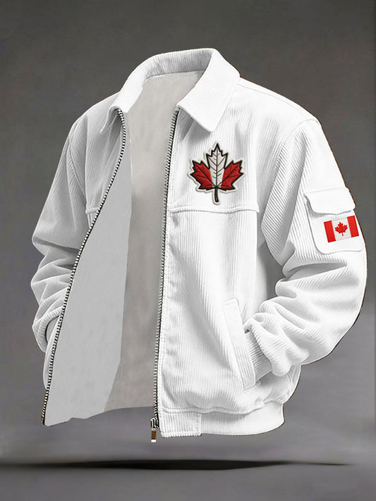 Men's CANADA Printed Casual Jacket