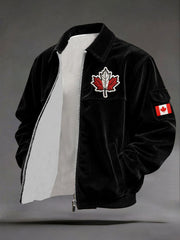 Men's CANADA Printed Casual Jacket