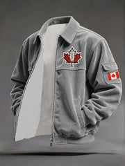 Men's CANADA Printed Casual Jacket