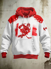 Men's Canada Hockey Casual Hoodie