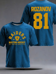 Men's Hockey Print Casual T-shirt
