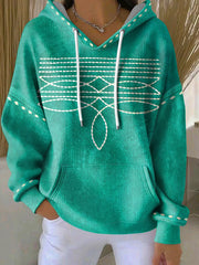 Women's Vintage Western Hoodie