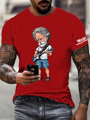 Men's RIP Bob Weir Weir Everywhere Short-sleeved T-shirt