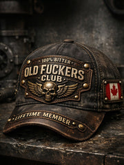 Old Fuckers Club Vintage Unisex Hats