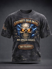 Men's grumpy old man vintage T-shirts
