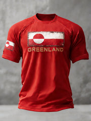 Men's Greenland Printed Casual T-Shirt