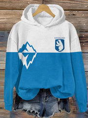 Women's Greenland Print Casual Hoodie