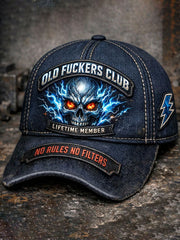 Old Fuckers Club Printed Casual Unisex Cap