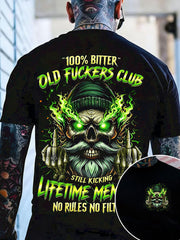Men's Old Fuckers Club Printed Casual T-Shirt