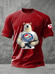 Men's Greenland Printed Casual T-Shirt