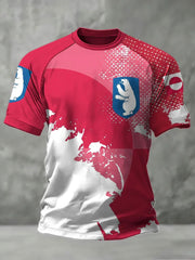 Men's Greenland Printed Casual T-Shirt