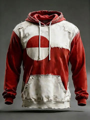 Men's Greenland Print Casual Hoodie