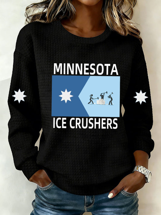 Women's Minnesota ICE Crushers Printed Sweatshirt