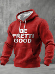 Men's Be Pretti Good Minneapolis Resist Checkered Cotton Hoodie
