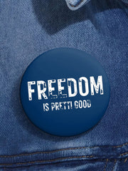 🔥Buy 4, get 1 free,Buy 7, get 2 free🔥Freedom Is Pretti Good Pin Minneapolis Resist