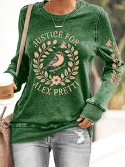 Women's Justice for Alex Pretti Sweatshirts