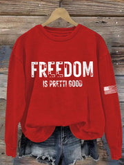Women's Freedom Is Pretty Good Minneapolis Resist sweatshirt