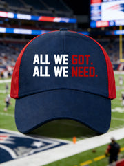 Unisex We All We Got, We All We Need Gift Fir Football Fans Hat
