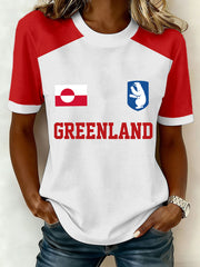 Women's Greenland Inspired Print T-Shirt