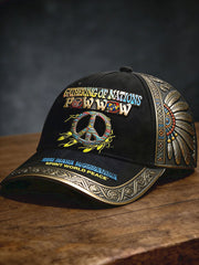 Unisex Gathering of Nations Pow Wow Indian Native Art Print Hat