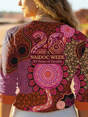 Women's AU Aboriginal Art NAIDOC Week Printed Tops