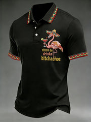 Men's Cinco De Mayo Print Short-Sleeve Top