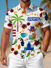 Men's Puerto Rico Printed Shirt