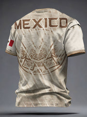 Men's Mexico Football Lover Printed T-shirt