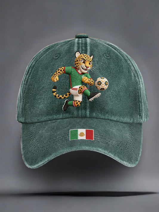 Unisex Mexico Football Lover Printed Hat