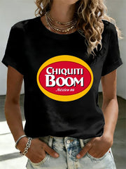 Women's Mexico Football Lover Funny Chiquitibum Printed T-Shirt