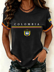 Women's Colombia Print T-Shirt