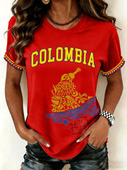 Women's Colombia Print T-Shirt