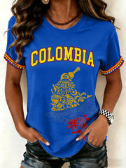 Women's Colombia Print T-Shirt