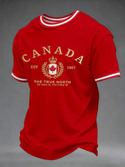 Men's Canada Print Casual T-Shirt