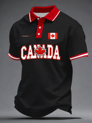 Men's Canada Print Casual T-Shirt