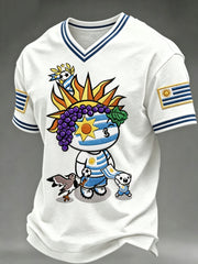Men's V-neck T-shirt