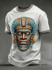 Men's Aztec Civilization Mask T-Shirts