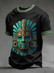 Men's Aztec Civilization Mask T-Shirts
