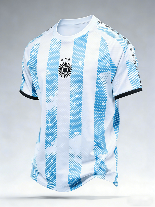 Men's Argentine Football Short Sleeve T-shirt